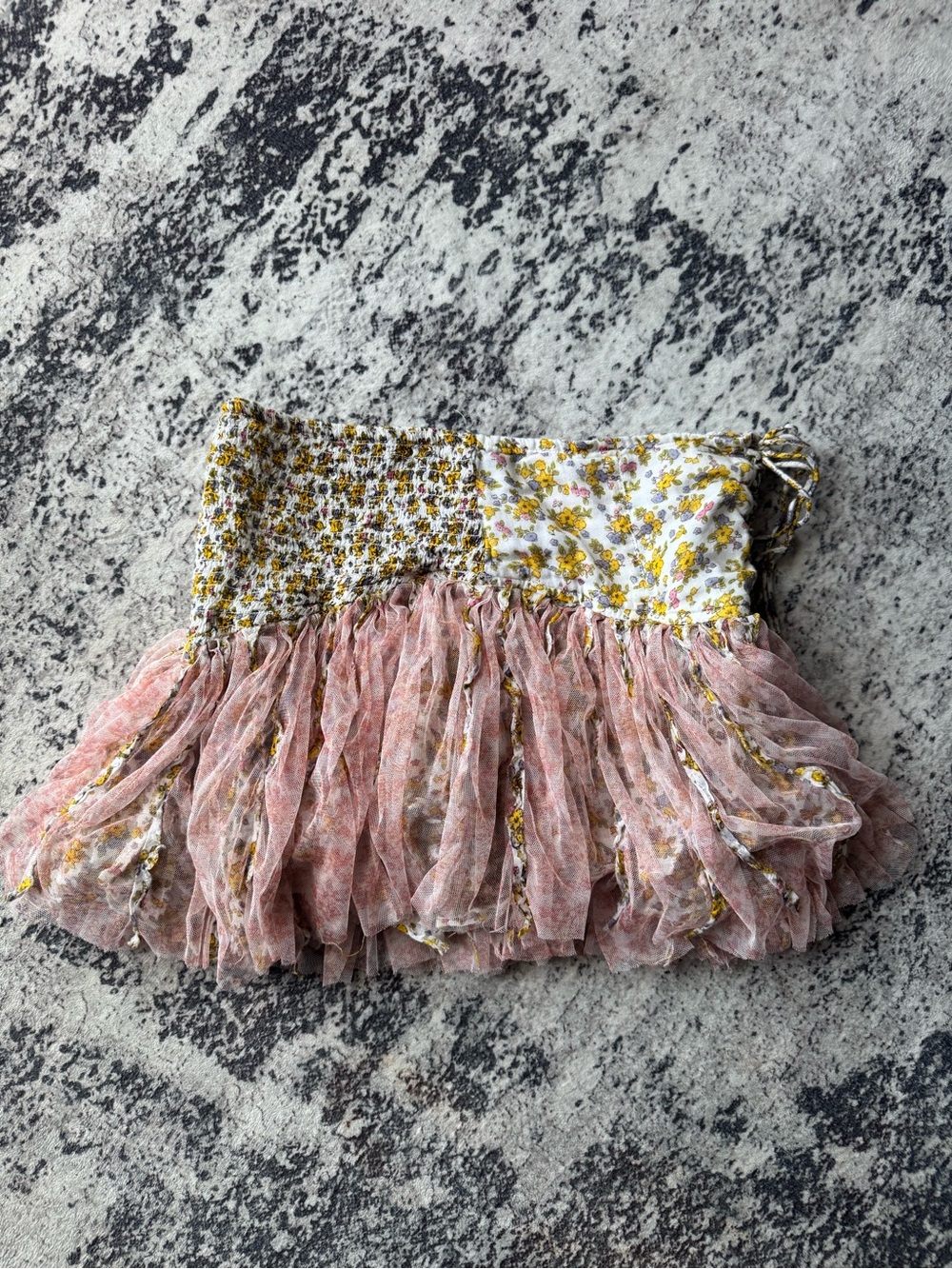 FP Movement by Free People Yellow Floral Ruffle Skort - Picture 3 of 10